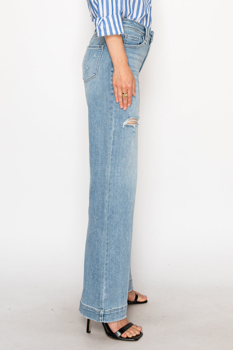 Isabella Corset Ultra High Rise Modern Wide Jeans - Glamourous Grace