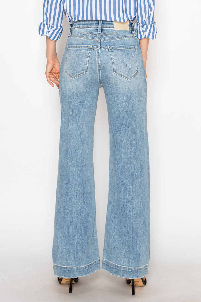Isabella Corset Ultra High Rise Modern Wide Jeans - Glamourous Grace