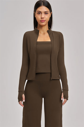 The Swoon Jacket Tank Top Flared Leggings 3-Piece Set