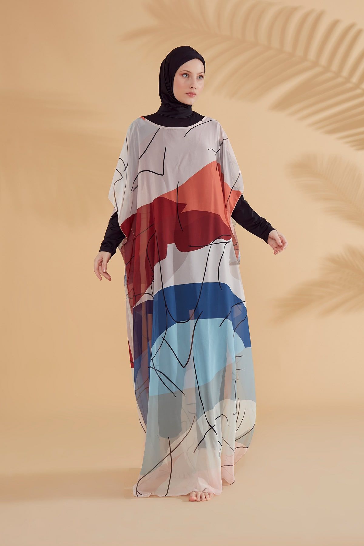 Colourful Pareo Kimono P2340 - Glamourous Grace