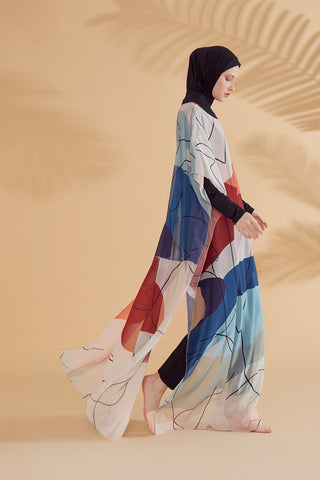 Colourful Pareo Kimono P2340 - Glamourous Grace