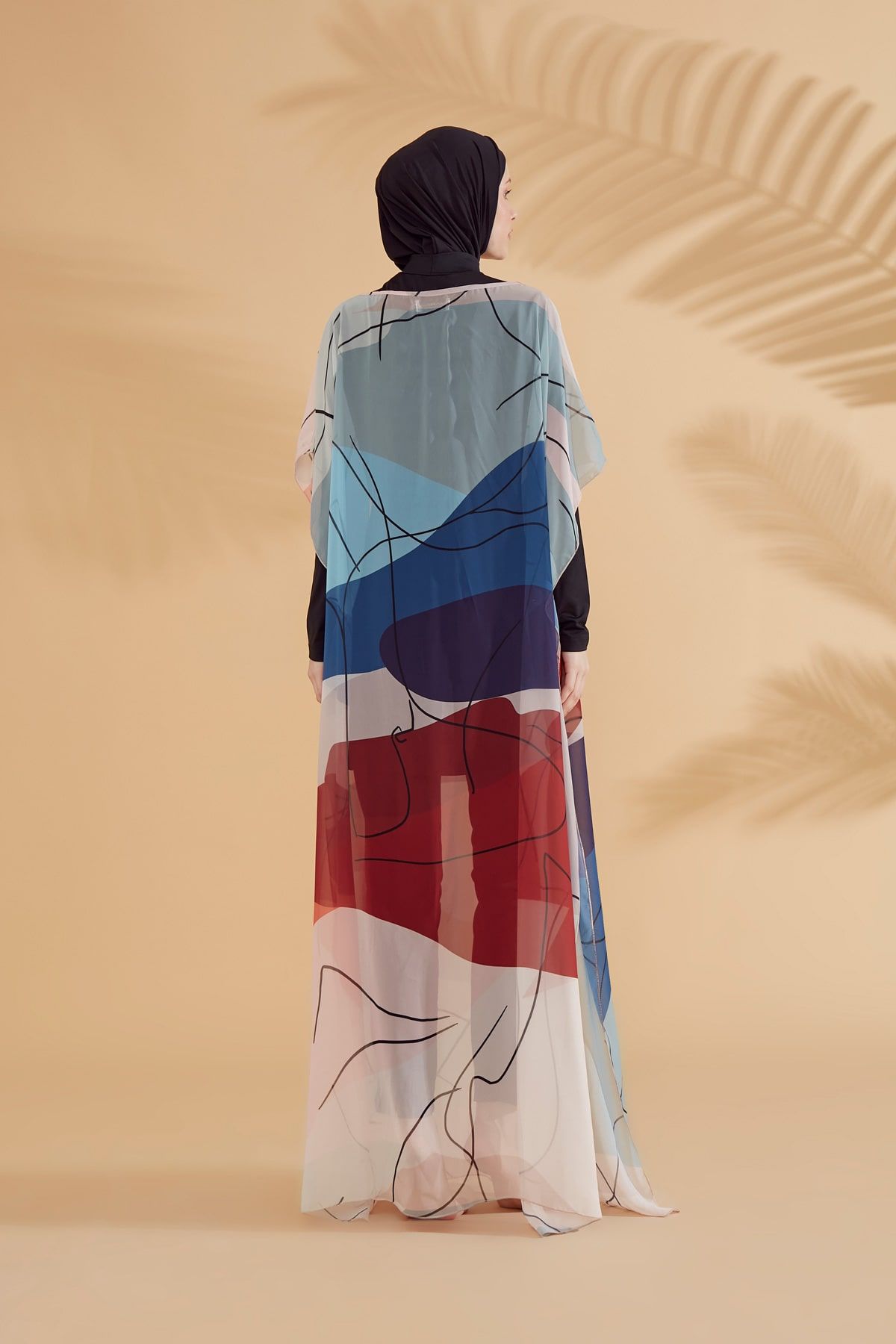 Colourful Pareo Kimono P2340 - Glamourous Grace