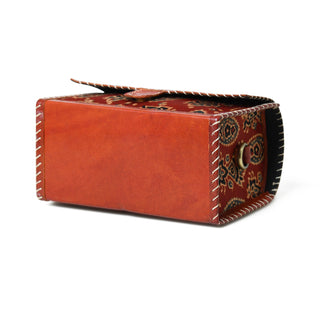 Maroon Mystique Ajrakh Satchel Purse - Glamourous Grace