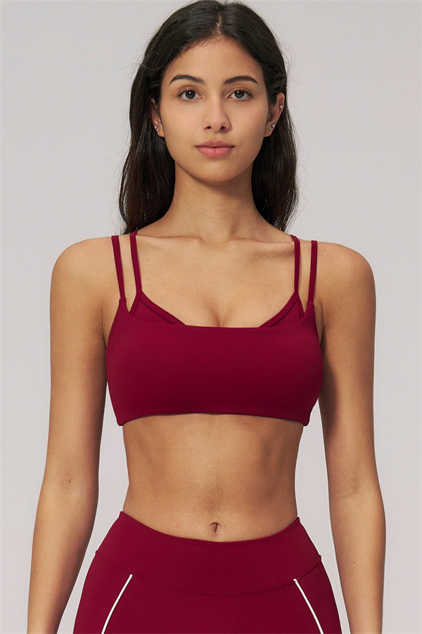 The Clarity Dual Strap Sports Bra - Glamourous Grace