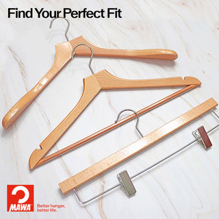 Metropolis Series, Bodyform Shirt Hanger, Wide Shoulder Support, Natural