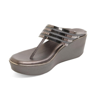 Shynara - Grey Thong Wedges