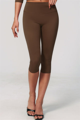 The Natalia Half-Sleeve Top Capri Leggings 2-Piece Set