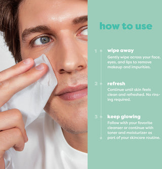 Feel Good Skin | Gentle Cleanse Makeup Remove Facial Wipes - 50 count - Glamourous Grace