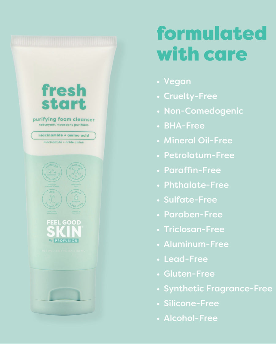 Feel Good Skin | Fresh Start Purifying Concentrated Foam Cleanser - Glamourous Grace