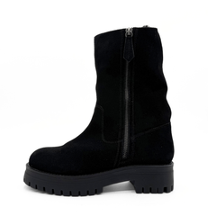 Congo Suede Shearling Booties