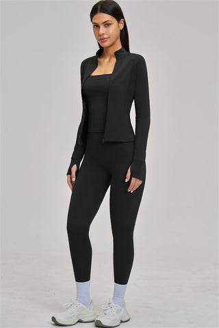 The Swoon Jacket Tank Top Leggings 3-Piece Set
