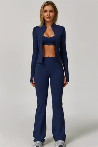 The Refresh Sports Bra Flared Leggings 2-Piece Set