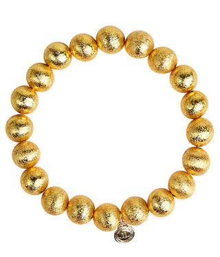 Georgia - Gold Beaded Bracelet - Glamourous Grace