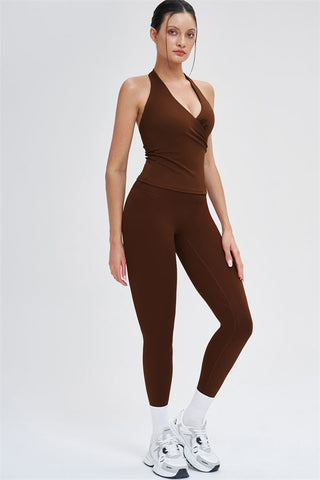 The Stride Crop Top Isabella Leggings 2-Piece Set