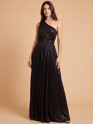 One Shoulder Metallic Dress | 28844