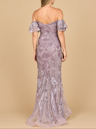 Off Shoulder Mermaid Lace Gown | Lara 28884 - Glamourous Grace