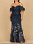 Navy Ombre