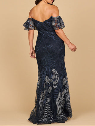 Off Shoulder Mermaid Lace Gown | Lara 28884 - Glamourous Grace