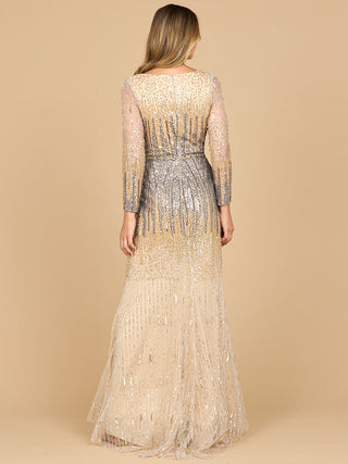 Mermaid, Beaded Long Sleeve Gown | 28886 - Glamourous Grace