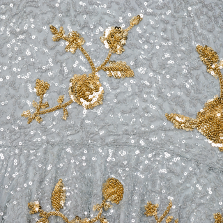 Beaded Midi Dress with Asymmetrical Hem - Glamourous Grace