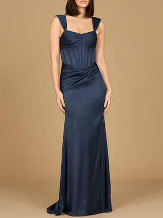 Sleeveless Corset Gown - Glamourous Grace