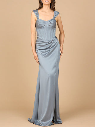Sleeveless Corset Gown - Glamourous Grace