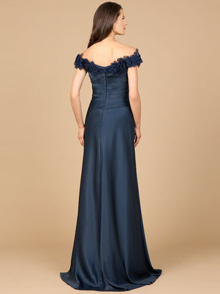 Off Shoulder Satin Gown - Glamourous Grace