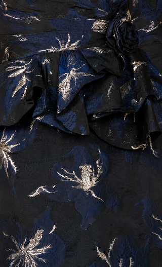Strapless Brocade Gown with Bolero - Glamourous Grace