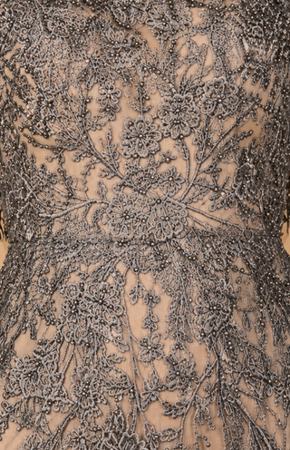 Cap Sleeve Mermaid V-neck Gown - Glamourous Grace