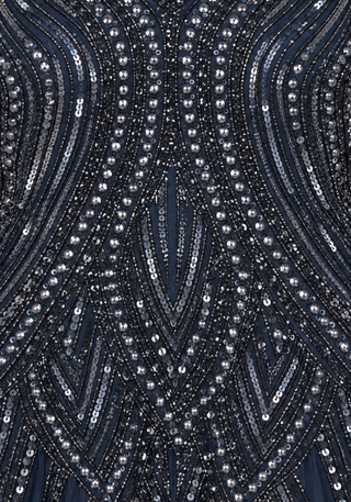 Cap Sleeve Beaded A-Line Gown - Glamourous Grace