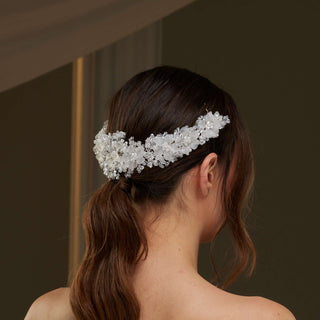 Crystal Beaded Bridal Hair Vine - Glamourous Grace