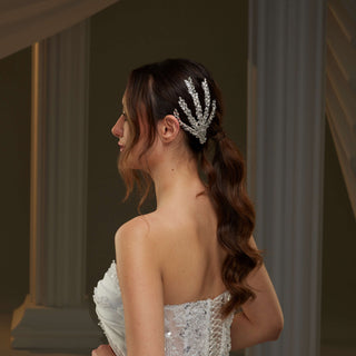 Rhinestone Hair Comb - Glamourous Grace