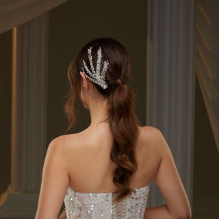 Rhinestone Hair Comb - Glamourous Grace