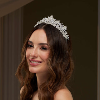 Crystal Bridal Tiara - Glamourous Grace