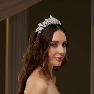 Crystal Bridal Tiara - Glamourous Grace