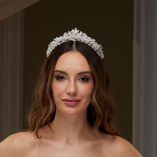 Crystal Wedding Tiara - Glamourous Grace