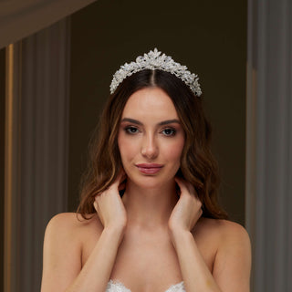 Crystal Wedding Tiara - Glamourous Grace