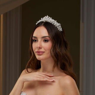 Crystal Wedding Tiara - Glamourous Grace