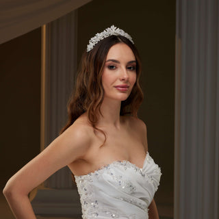 Crystal Wedding Tiara - Glamourous Grace