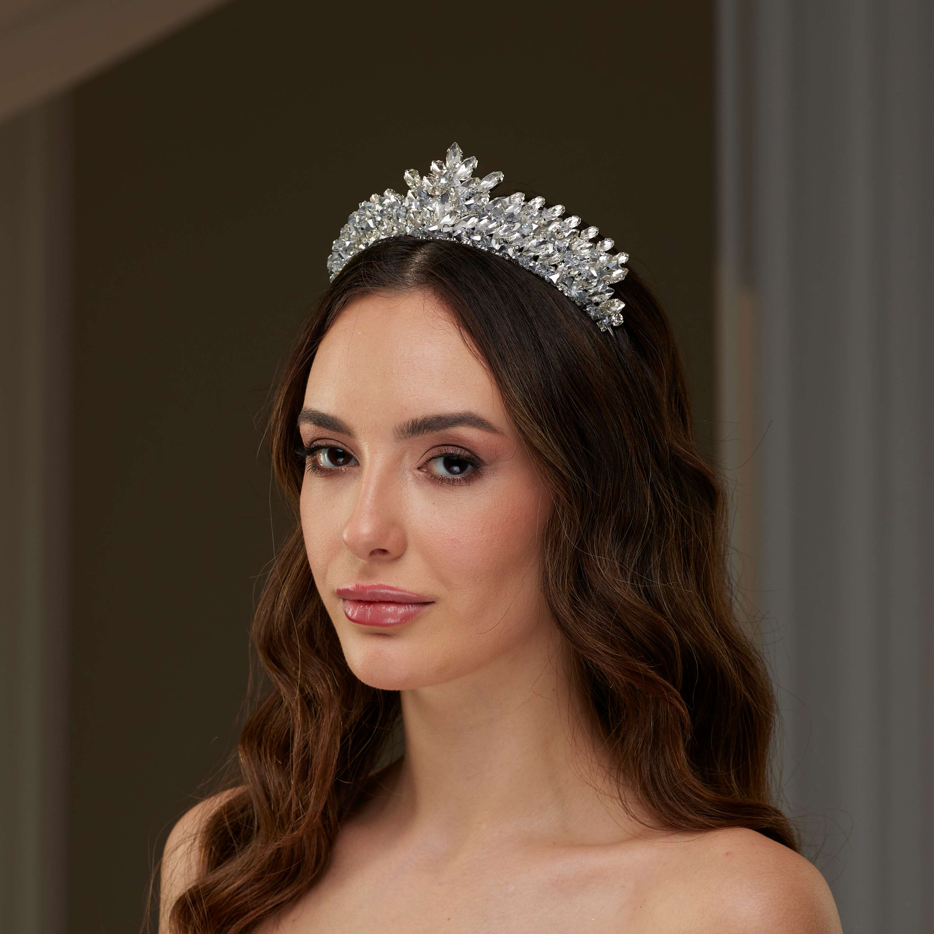 Crystal & Rhinestone  Tiara - Glamourous Grace