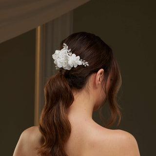 Rhinestone and Pearl Hair Comb - Glamourous Grace