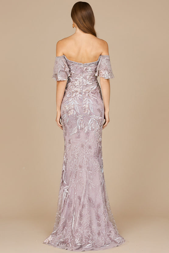 Off Shoulder Mermaid Lace Gown - Glamourous Grace