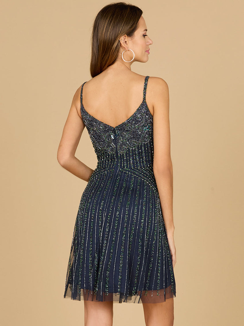 Spaghetti Strap V-Neck Dress - Glamourous Grace