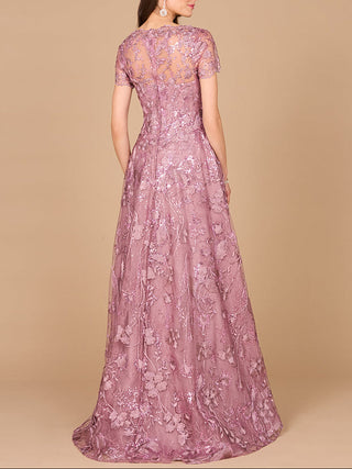 Tonal Lace Ballgown - Glamourous Grace