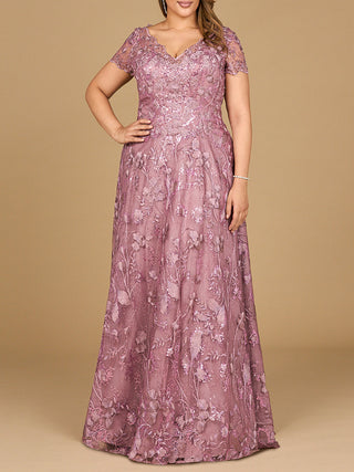 Tonal Lace Ballgown - Glamourous Grace