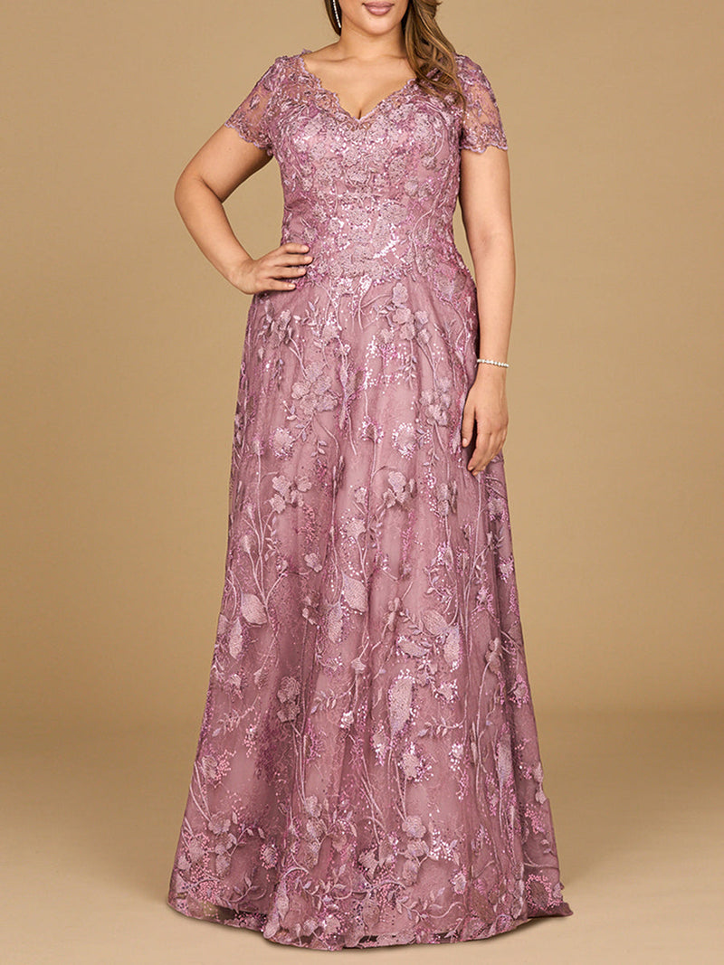 Tonal Lace Ballgown | 29017 - Glamourous Grace