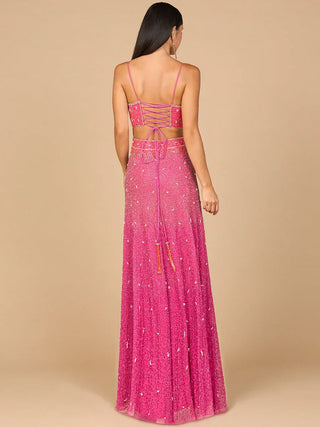 Ombre Beaded Gown  - OUTLET - Glamourous Grace
