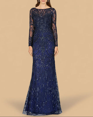 Long Sleeve Lace Gown | 29050 - Glamourous Grace