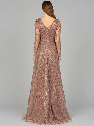 Modest Long Sleeve Ball Gown - Glamourous Grace