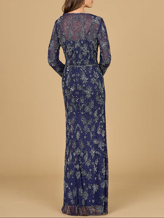 Sheath Gown with Long Sleeve Jacket - Glamourous Grace